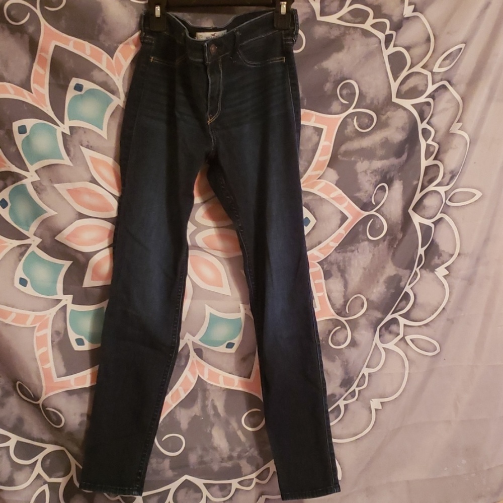 Dark blue short Hollister jeans